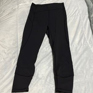 Lululemon black leggings size 4